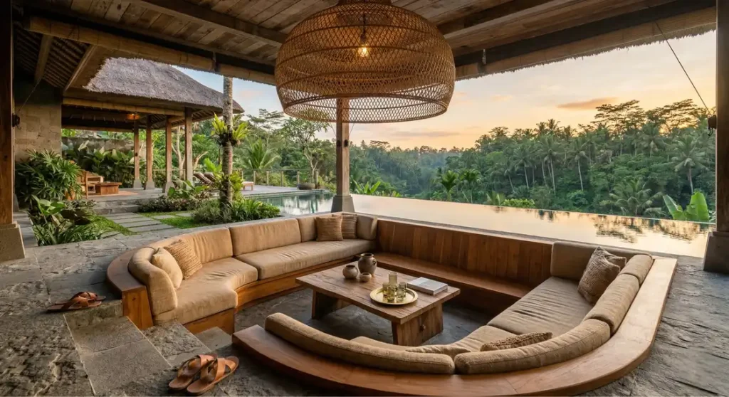 bespoke sunken lounge harmony reclaimed teak furniture