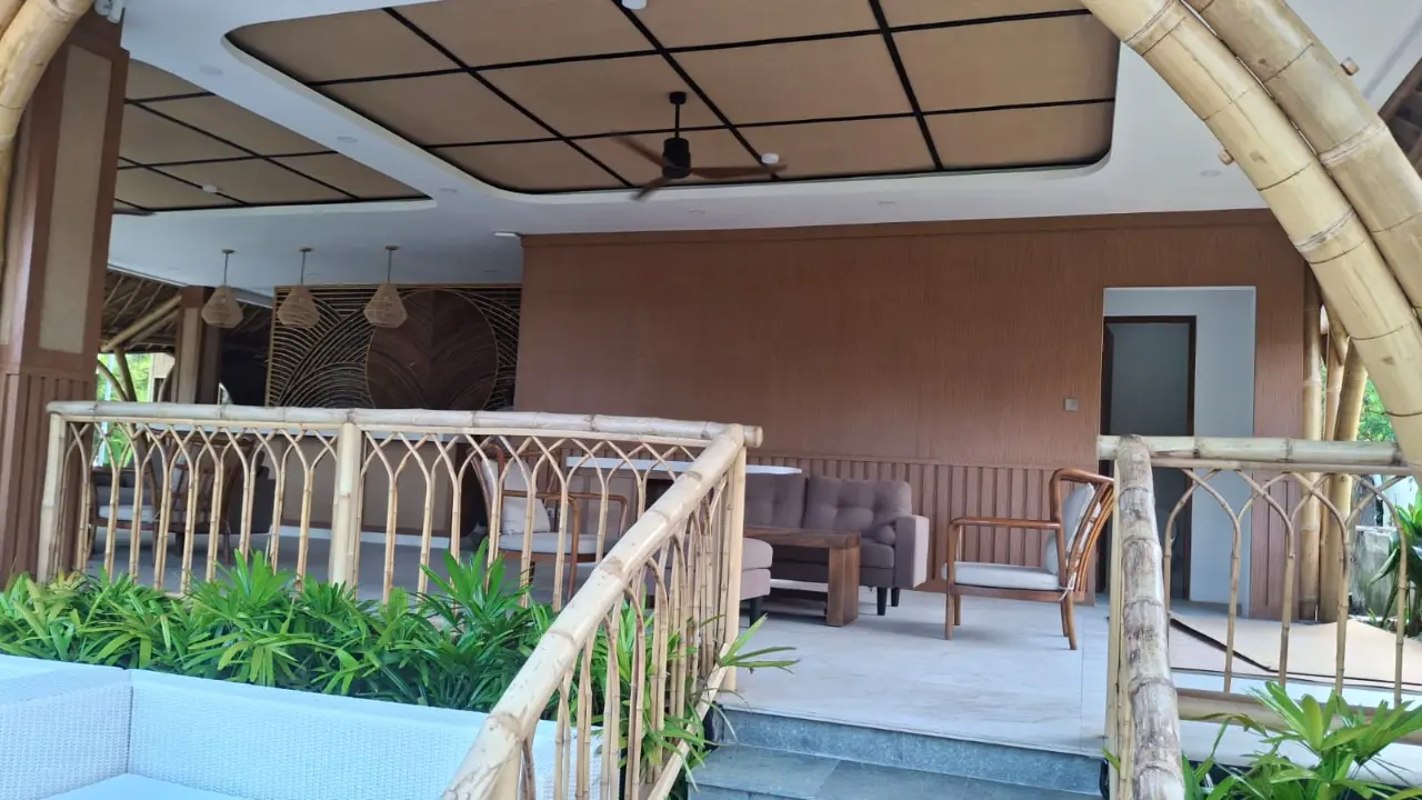 The finished Lokalé terrace